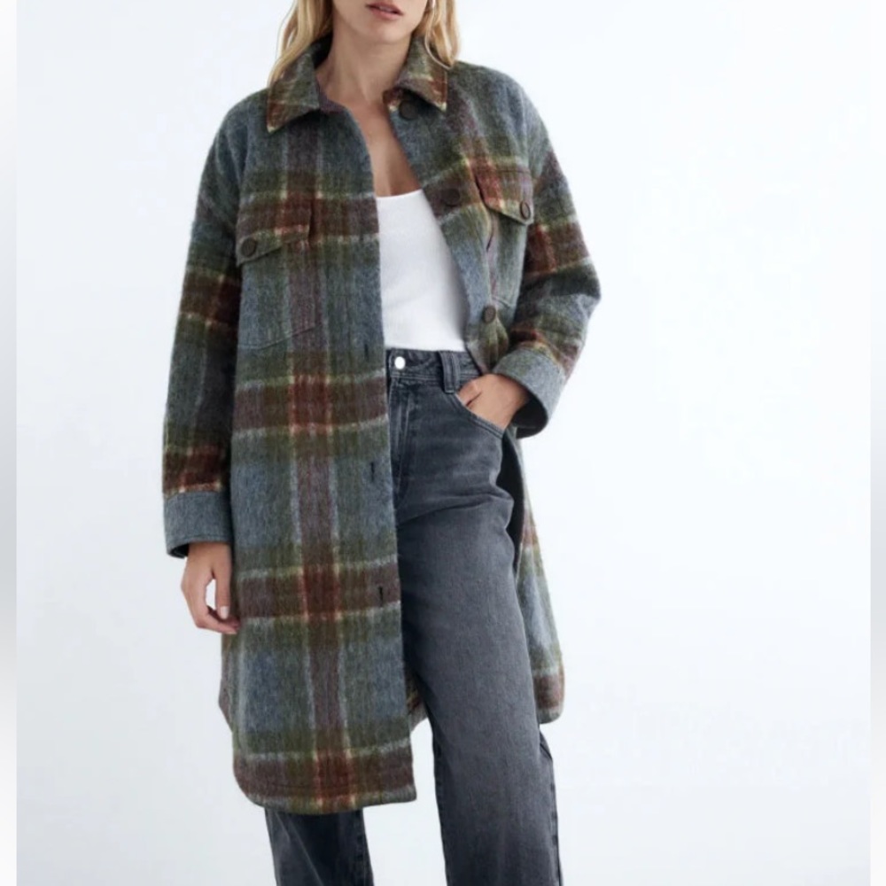 Zara plaid jacket